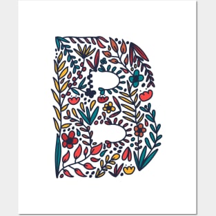 Tropical Letter B Posters and Art